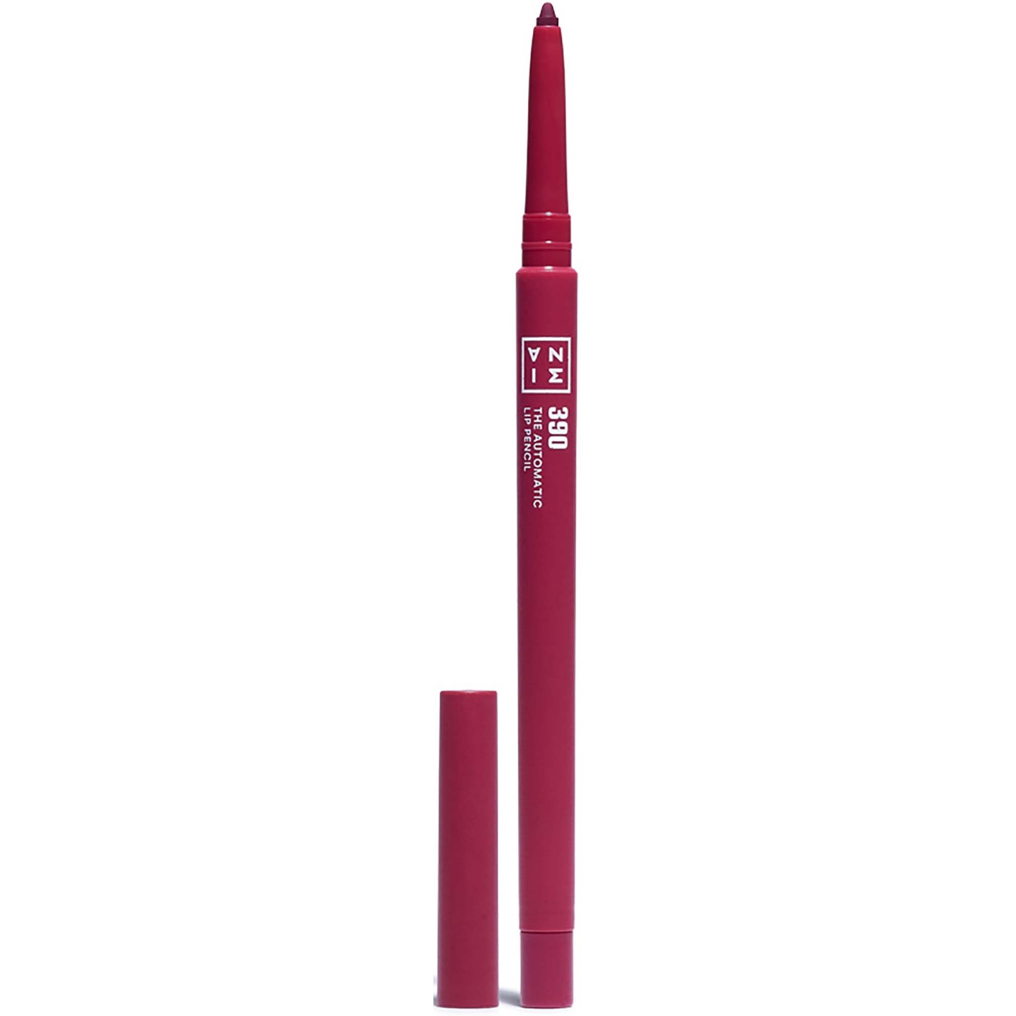 Фото - Помада й блиск для губ 3INA The Automatic Lip Pencil 390 Dark Purple 