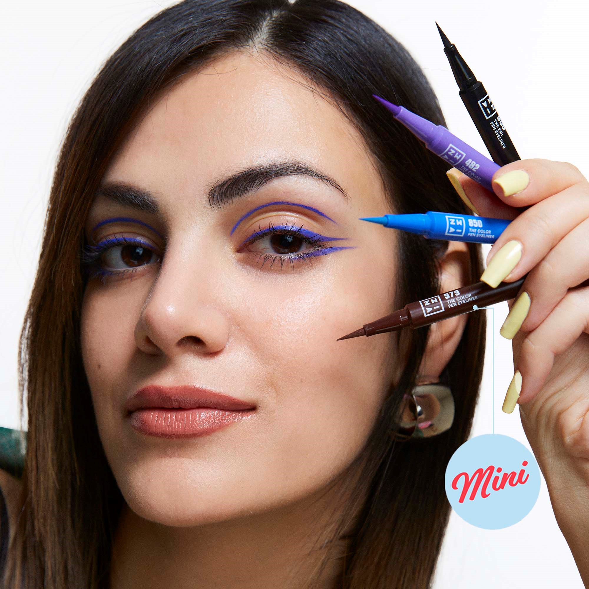 3INA The Color Pen Eyeliner Mini 850 Blue (obrázok 4)