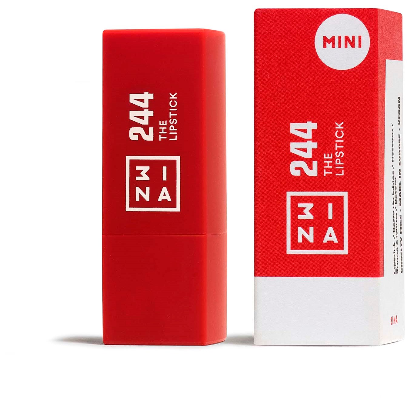 3INA The Lipstick Mini 244 Red (obrázok 8)
