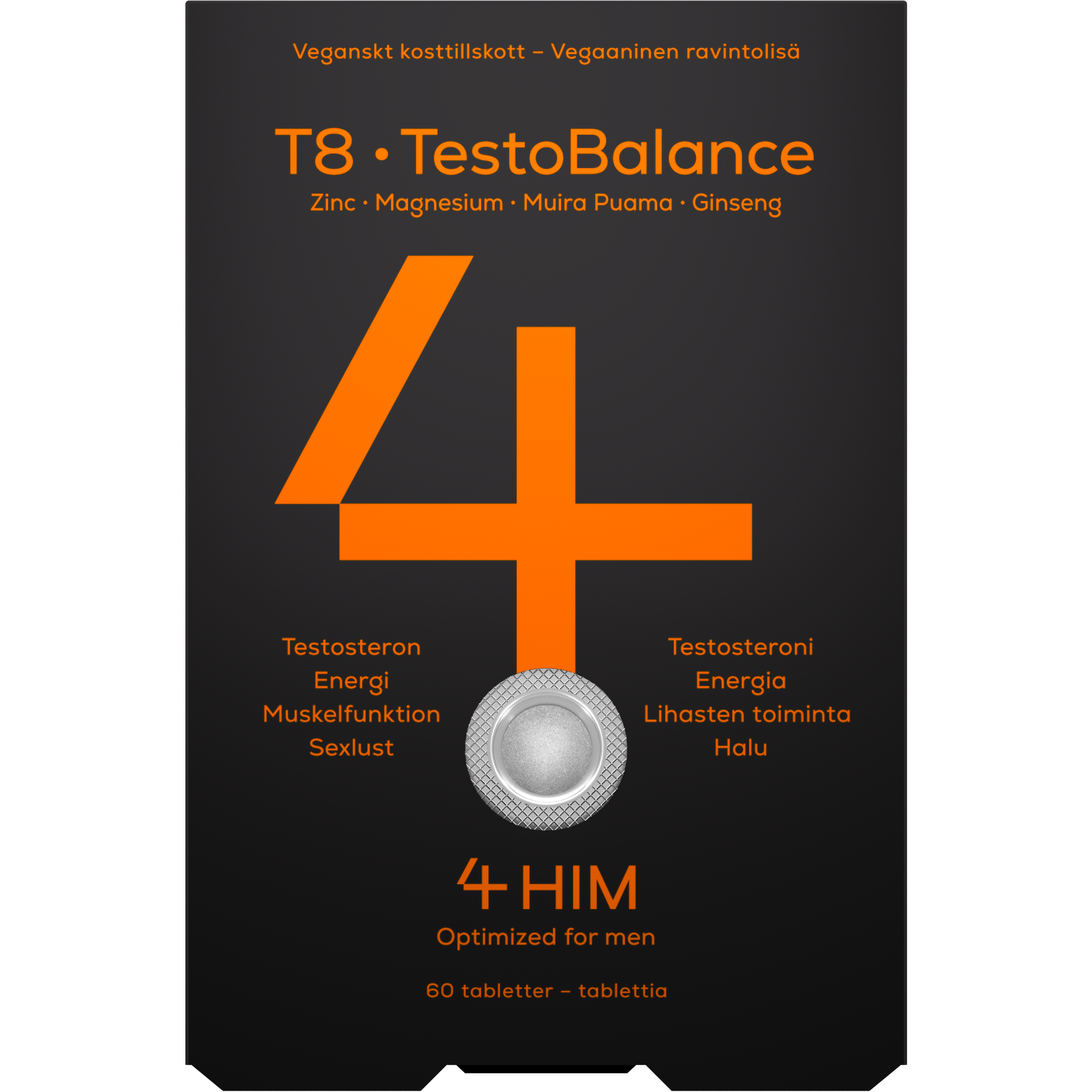 4Him T8 TestoBalance supplement 60 st
