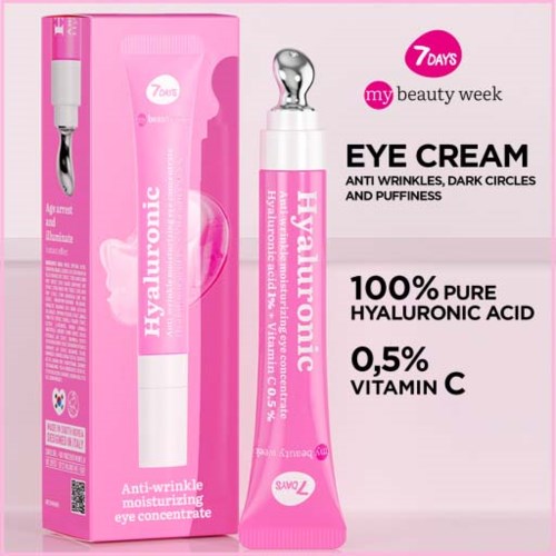 7DAYS Beauty My Beauty Week Hyaluronic AntiWrinkle Moisturizing Eye
