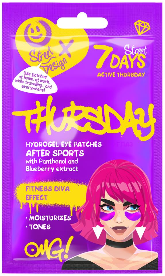 7DAYS Beauty Active Thursday Hydrogel eye patches