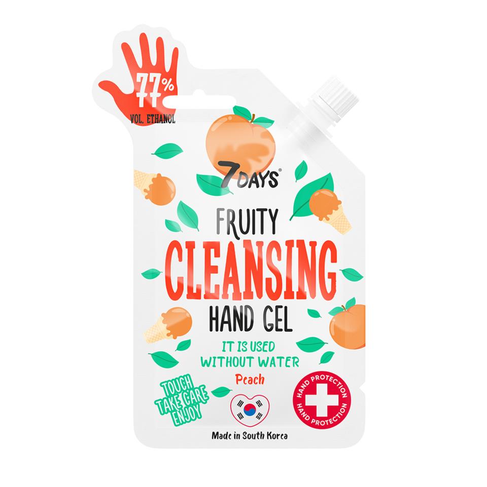 7DAYS Beauty Fruity Hand Cleansing Gel Peach