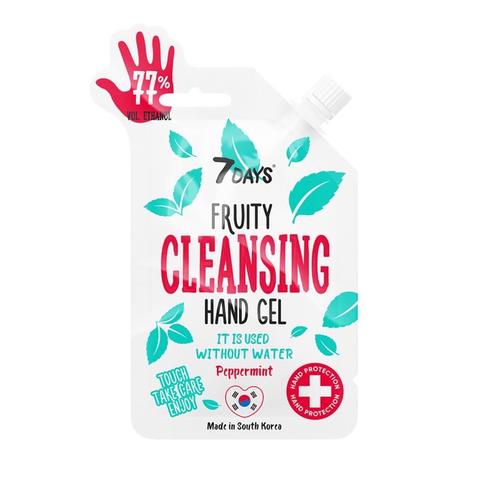 7DAYS Beauty Fruity Hand Cleansing Gel Peppermint