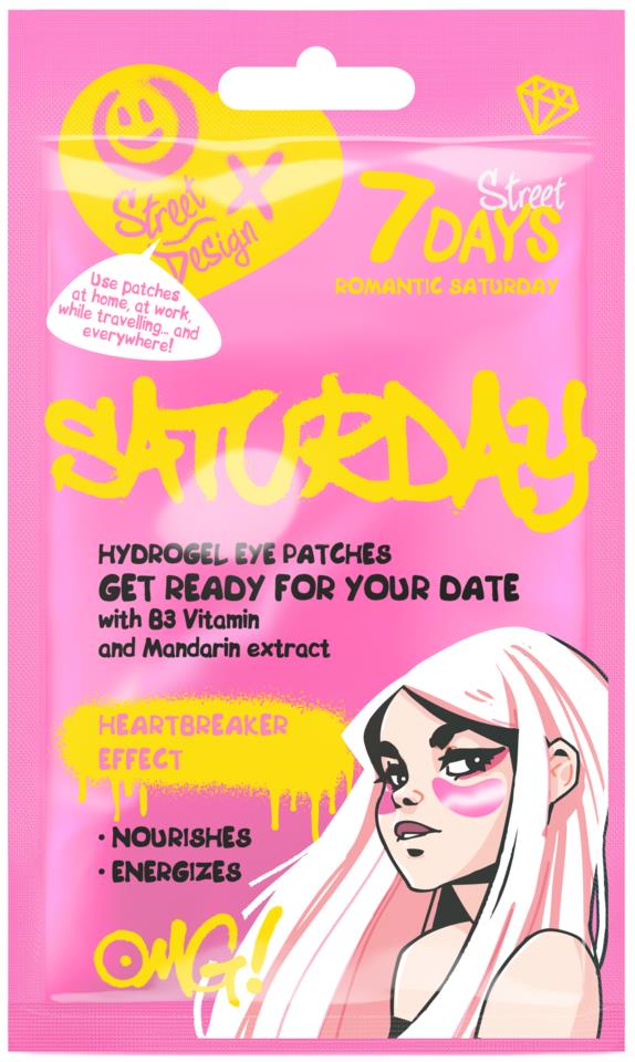 7DAYS Beauty Romantic Saturday Hydrogel eye patches