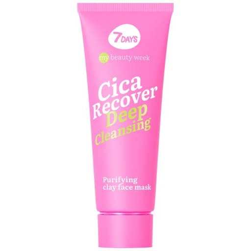 Läs mer om 7DAYS Beauty My Beauty Week Cica Recover Purifying Clay Face Mask 80 m