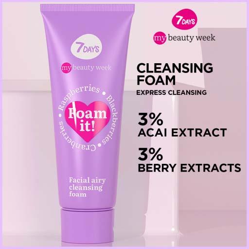 7Days Foam It! Facial Airy Cleansing Foam 80 ml
