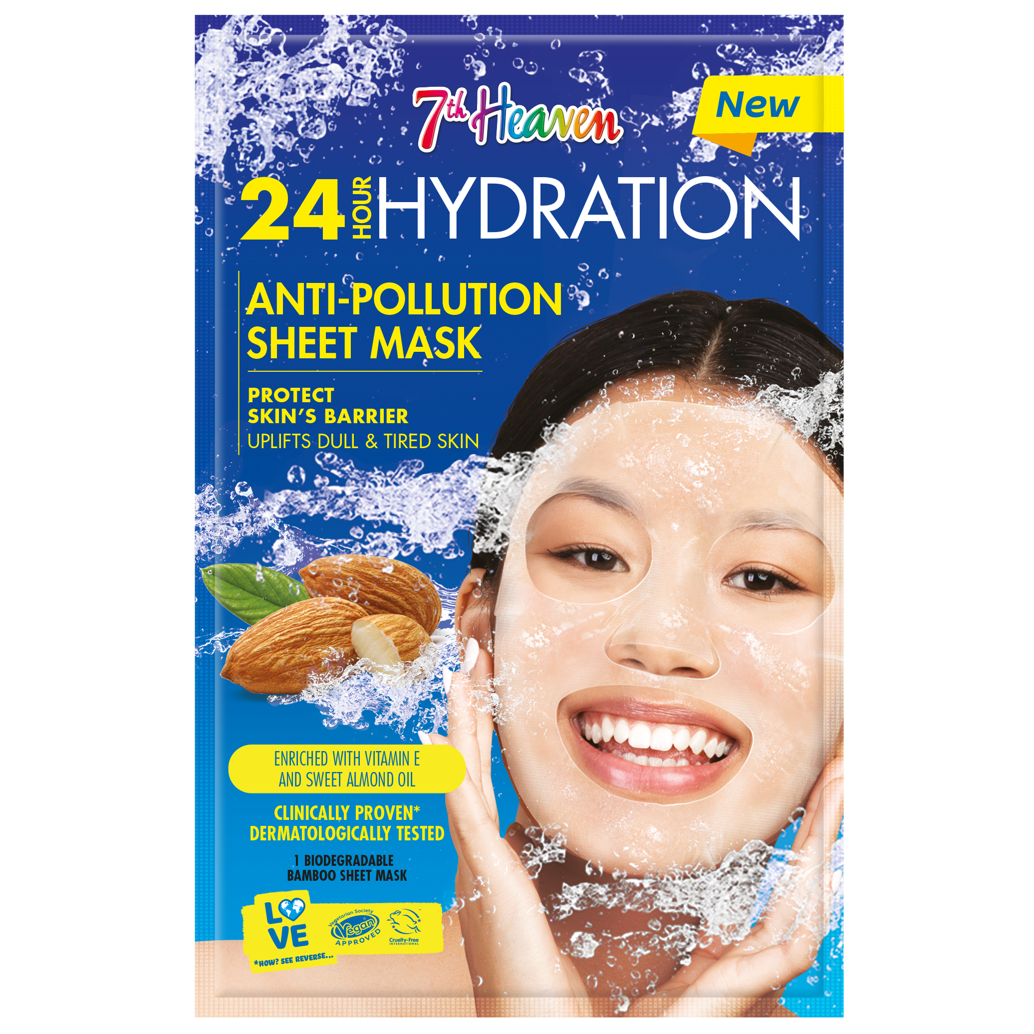 Läs mer om 7th Heaven 24 Hour Hydration Anti-Pollution Sheet Mask