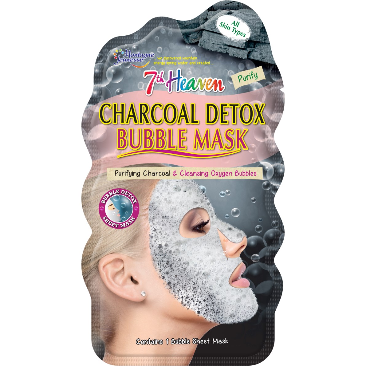 Läs mer om 7th Heaven Charcoal Detox Bubble Mask