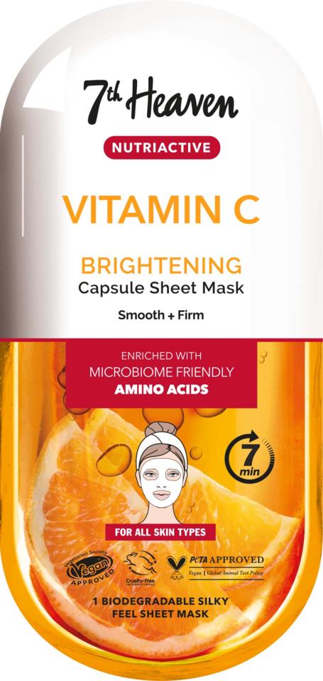 7TH HEAVEN Nutriactive Vitamin C Sheet Mask