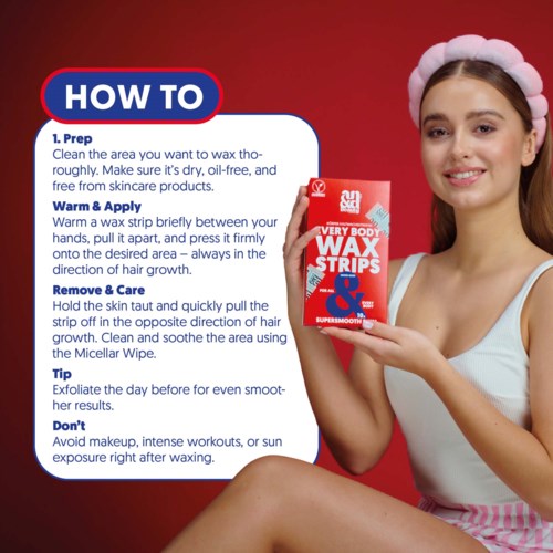 Восковые полоски для депиляции A.N.D. Beauty Every Body, для тела — фото 5