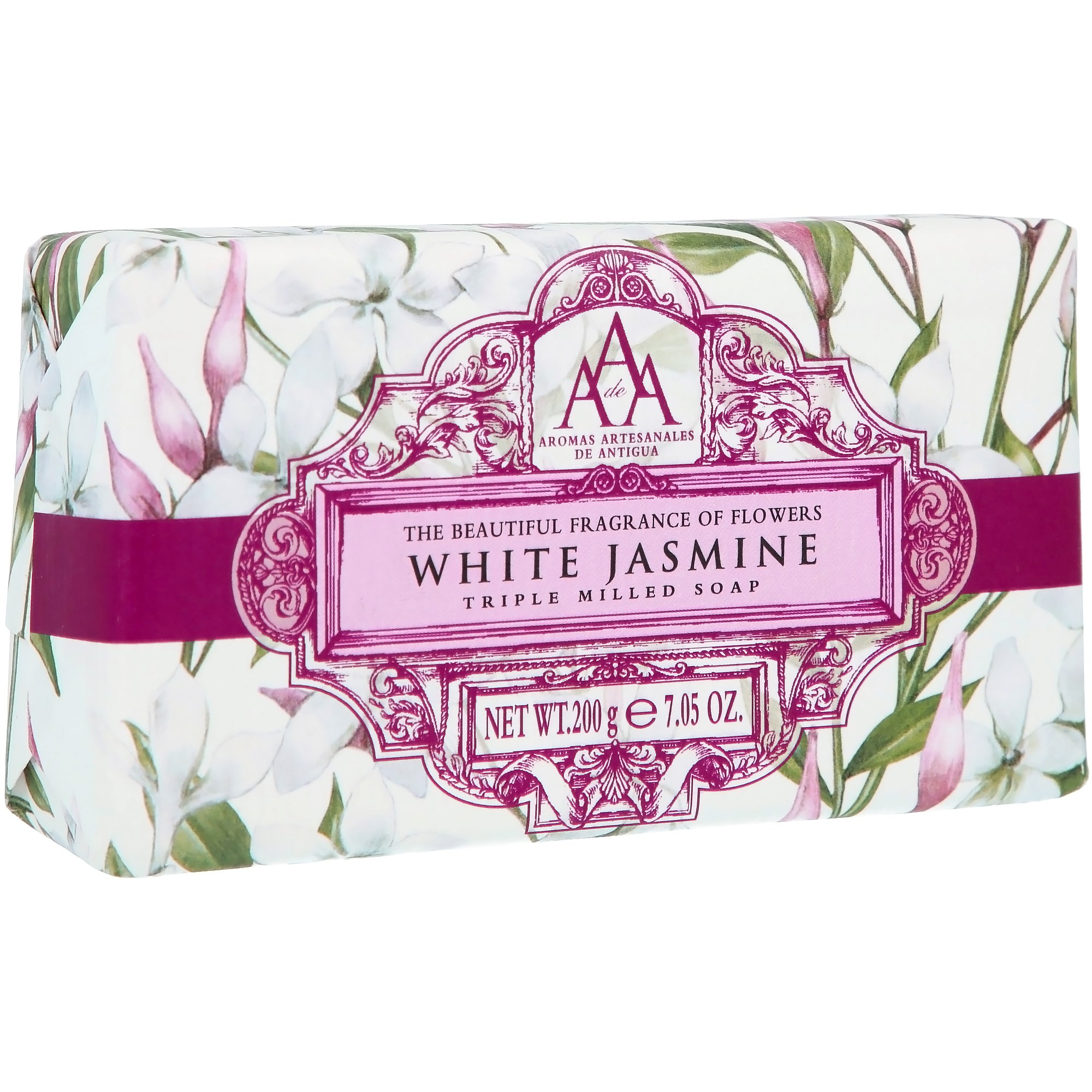 Läs mer om AAA - Aromas Artesanales de Antigua Soap White Jasmine 200 g