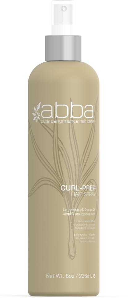 ABBA Pure Performace Haircare Curl Prep Spray 236ml