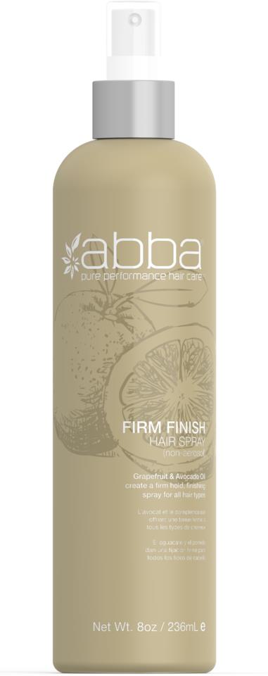 ABBA Pure Performace Haircare Firm Finish Spray 236ml