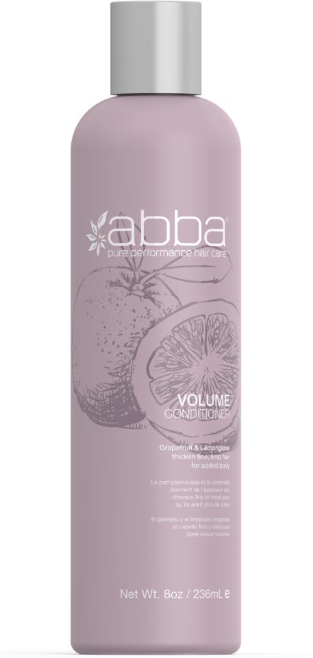 ABBA Pure Performace Haircare Volume Conditioner 236ml