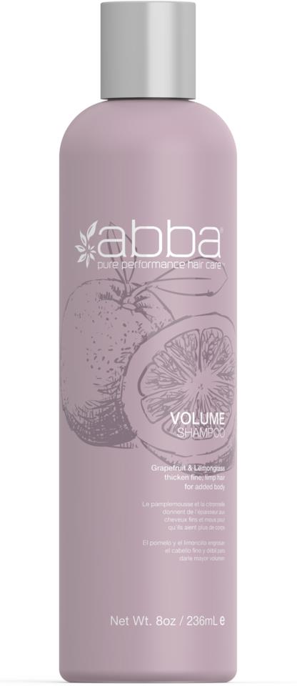ABBA Pure Performace Haircare Volume Shampoo 236ml