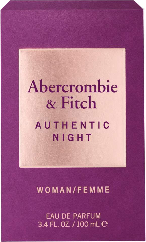 Abercrombie   Fitch Authentic Night Women EdT 100 ml