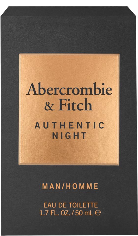 Abercrombie & Fitch Authentic Night Men EdT 50 ml