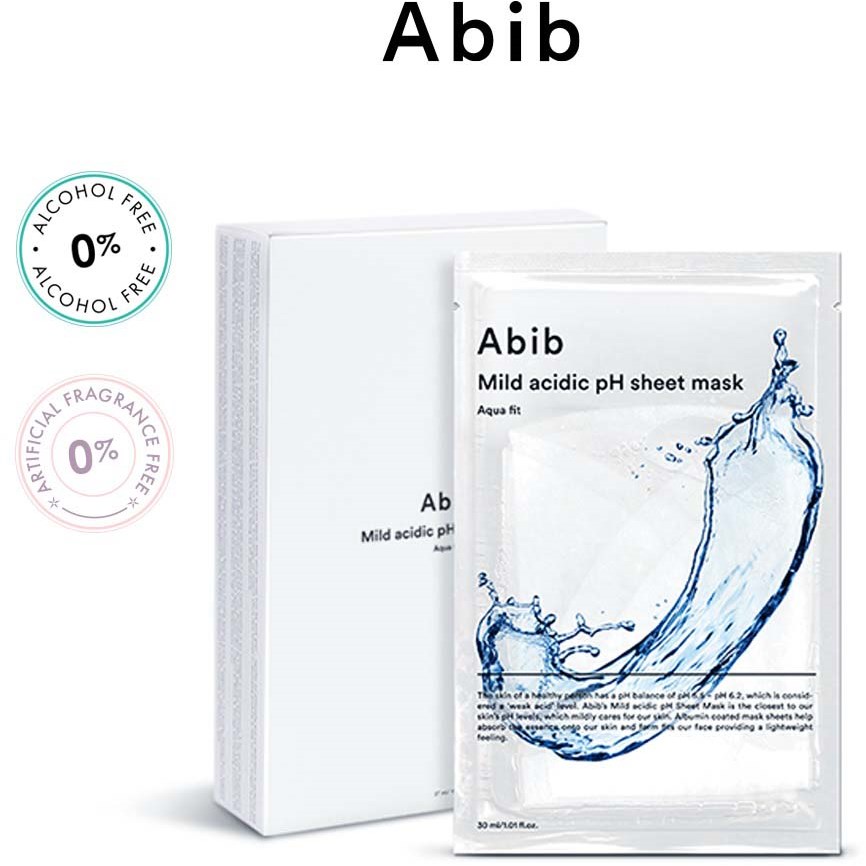Alternativ bild 1 för Abib Mild Acidic pH Sheet Mask Aqua Fit 30 ml