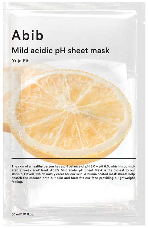 Abib Mild Acidic Ph Sheet Mask Yuja Fit 10-Pack 30 g