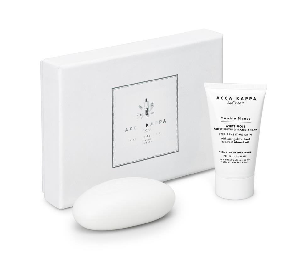 Acca Kappa Gift Set - White Moss - Hand Cream and Soap 
