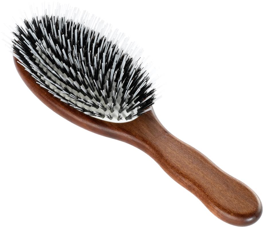 Acca Kappa Hair Extension Oval Brush Kotibe´ Wood 100% Boar Bristles & Twin Nylon Mon