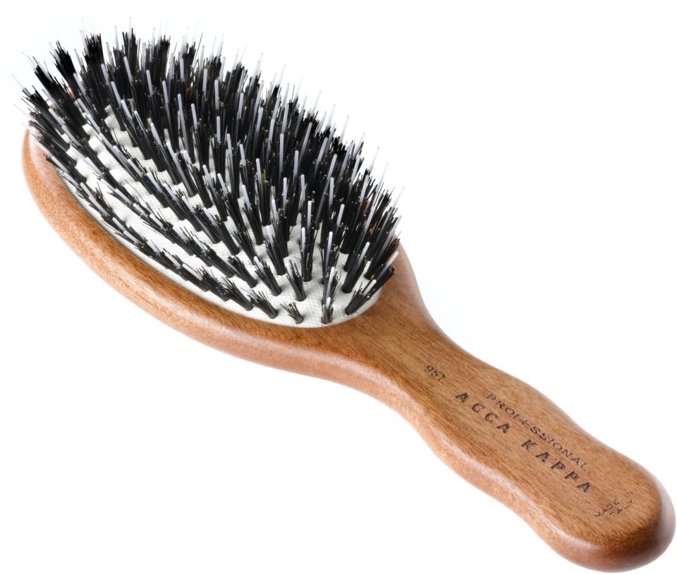 Acca Kappa Mini Oval Brush Kotibe´ Wood 100% Boar Bristles & Nylon Monofilament