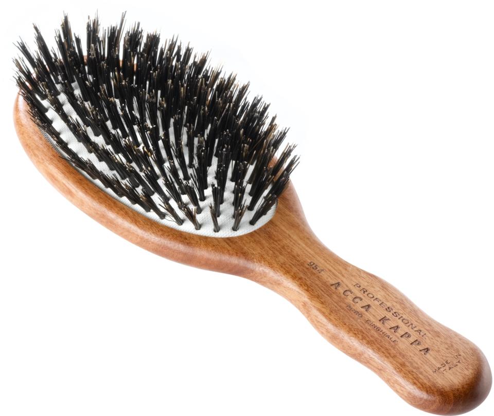 Acca Kappa Mini Oval Brush Kotibe´ Wood 100% Boar Bristles