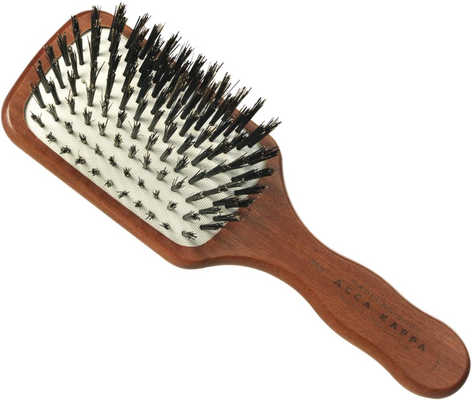 Acca Kappa Mini Paddle Brush Kotibe´ Wood 100% Boar Bristles