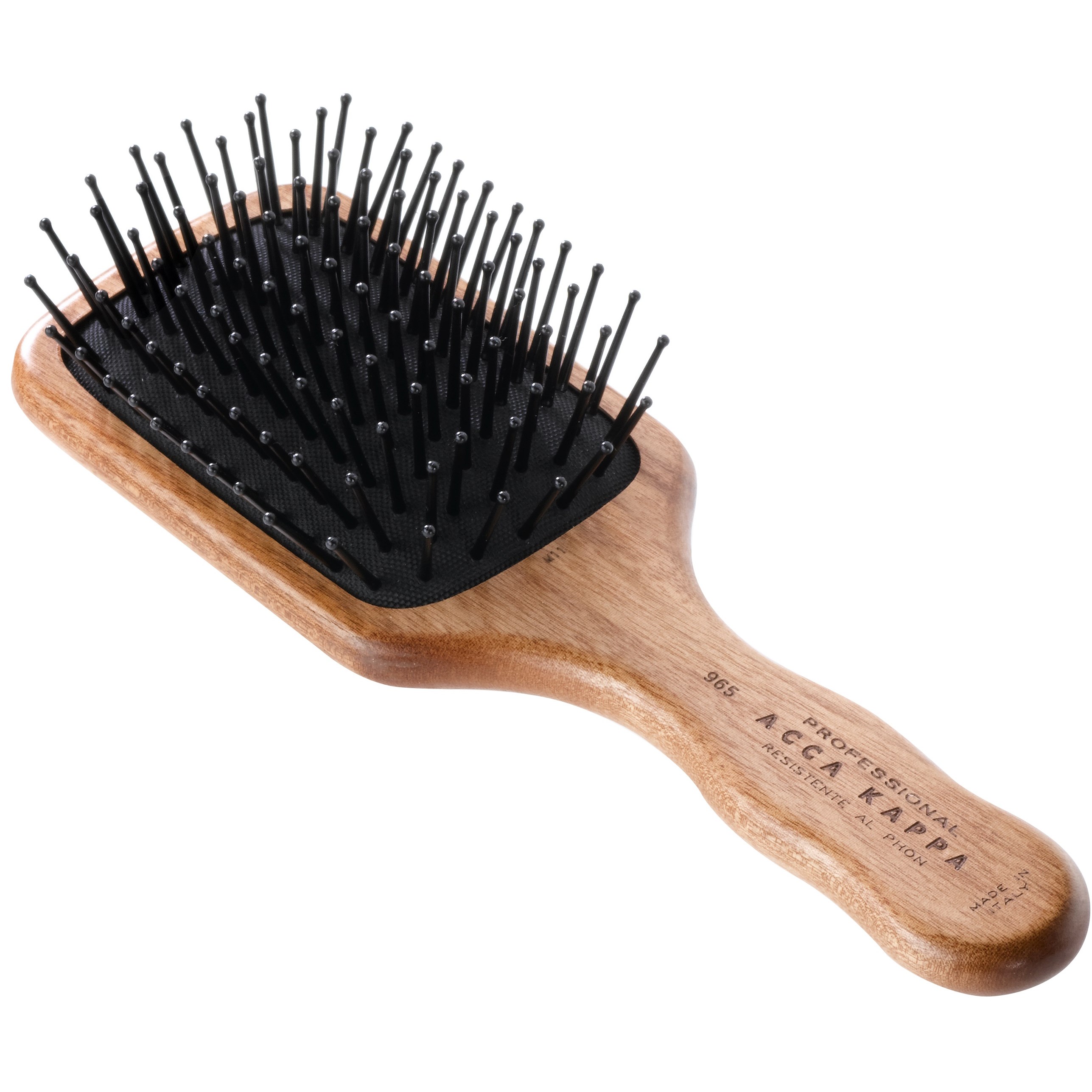 Läs mer om Acca Kappa Mini Paddle Brush Kotibe´ Wood Pom Pins