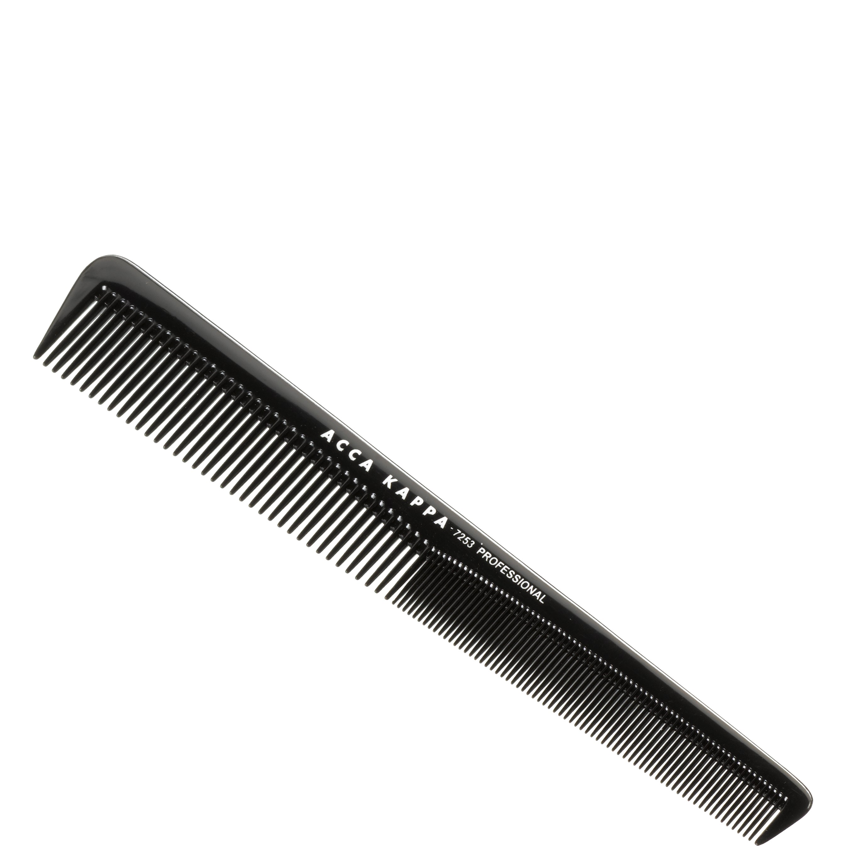Bilde av Acca Kappa Professional Fine Coarse Tapered Barbers Comb – 7253 Black
