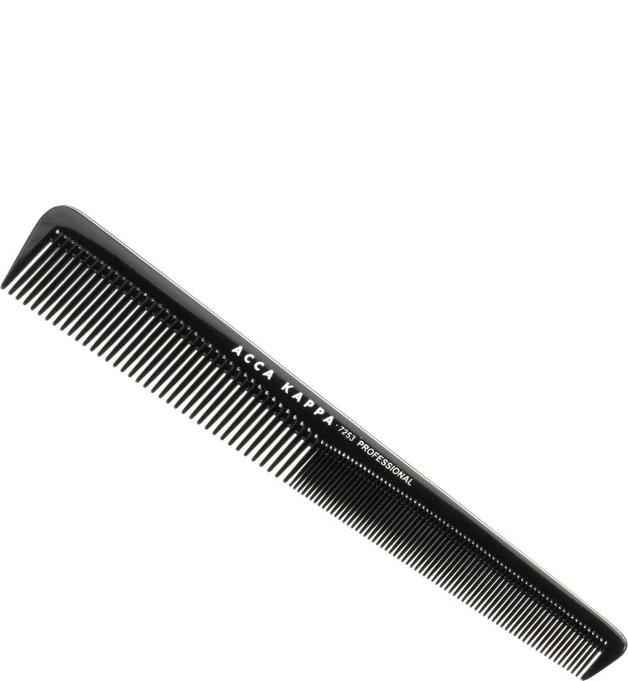 Acca Kappa Professional Fine Coarse Tapered Barbers Comb – 7253 Black