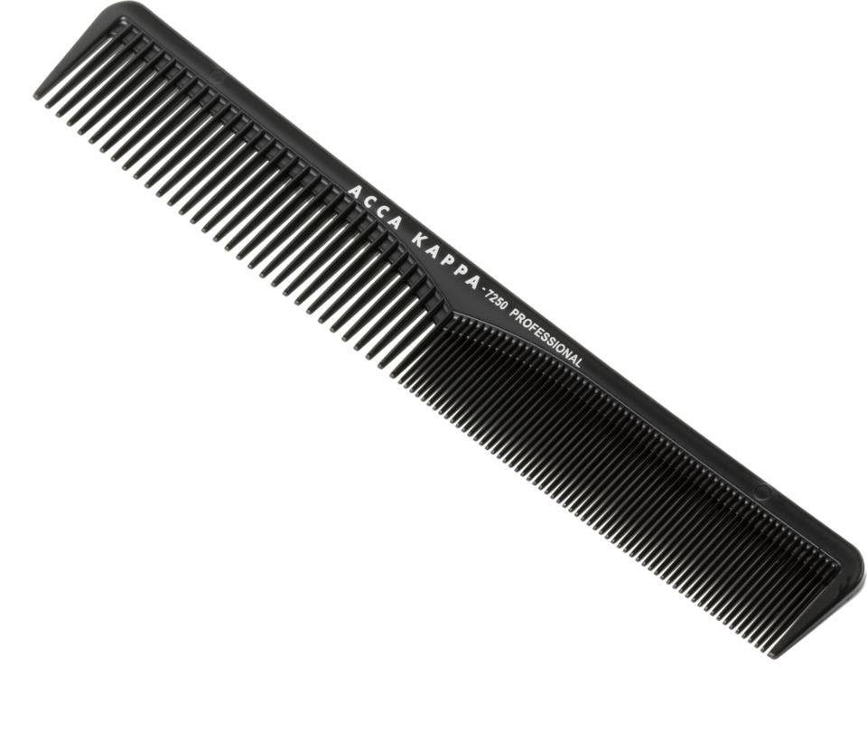 Acca Kappa Professional Fine Coarse Teeth Trimming Comb – 7250 Black