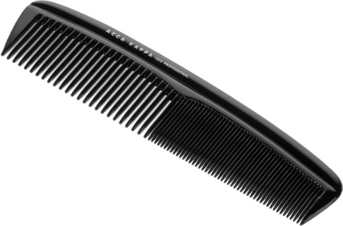 Acca Kappa Professional Fine Coarse Trimming Comb – 7215 Black