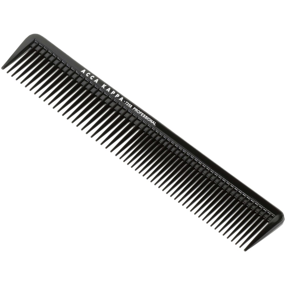 Acca Kappa Acca Kappa Professional Fine Coarse Trimmning Comb 7258 Black