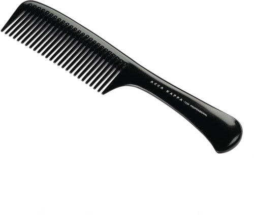 Acca Kappa Professional Rake Comb Styler – 7230 Black