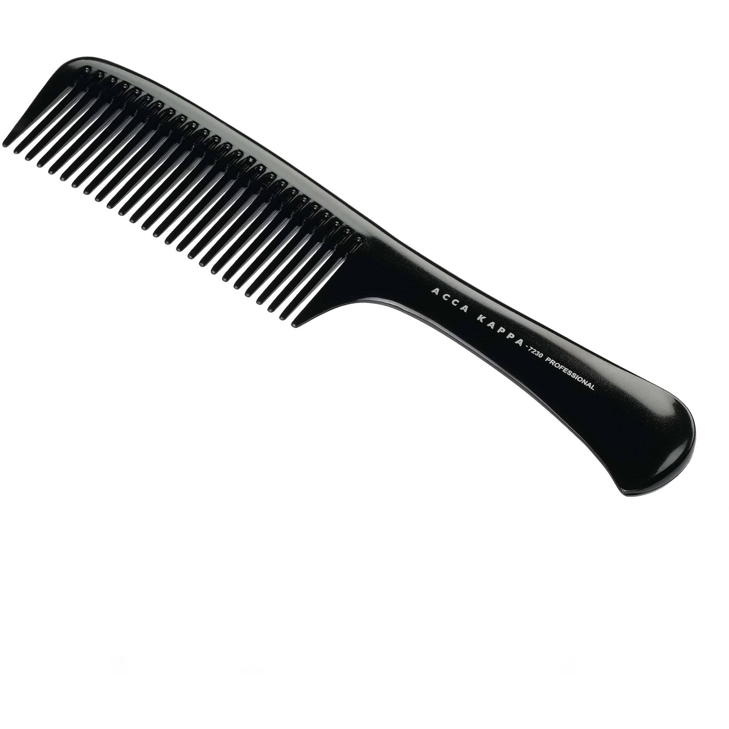 Acca Kappa Professional Rake Comb Styler – 7230 Black
