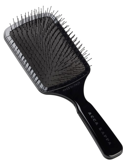 Acca Kappa Shower Paddle Brush Soft Nylon Pins Resin Tip