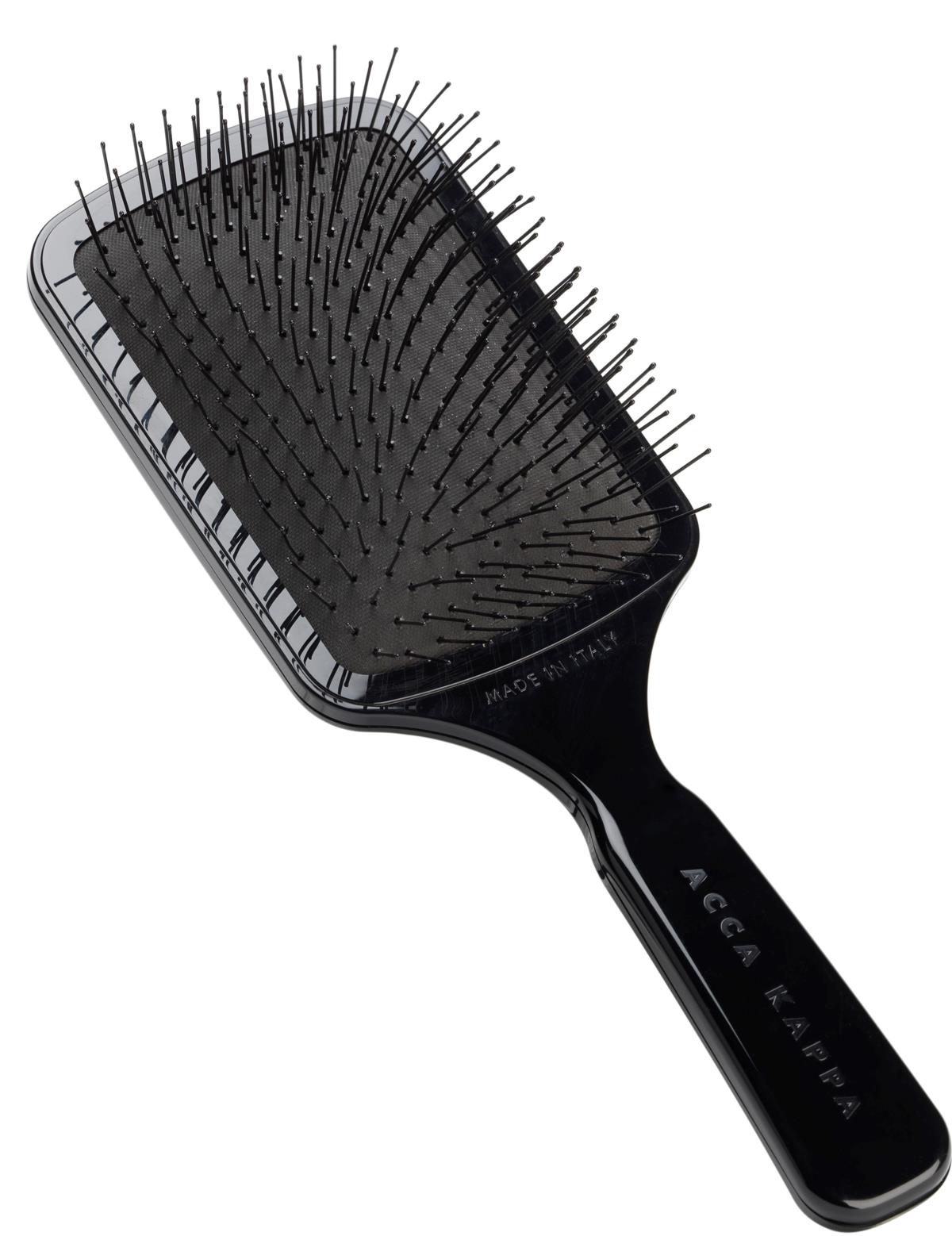 Acca Kappa Shower Paddle Brush Soft Nylon Pins Resin Tip