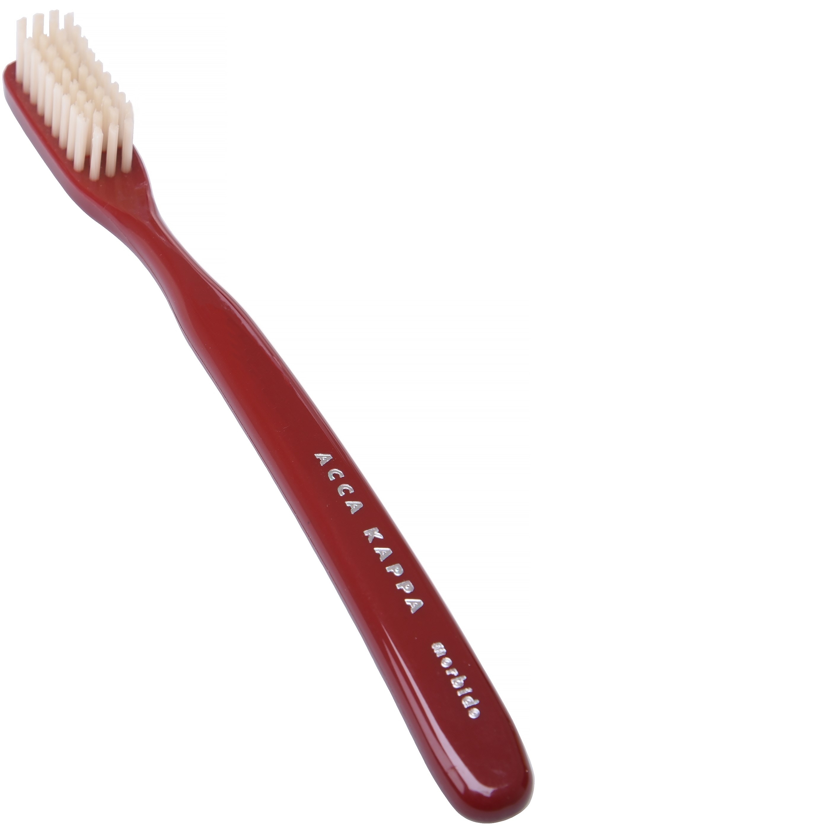 Läs mer om Acca Kappa Tooth Brush Vintage Hard Nylon Bristles Red