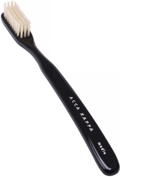 Acca Kappa Tooth Brush Vintage Hard Nylon Bristles Black