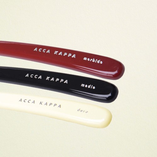 Acca Kappa Tooth Brush Vintage Hard Nylon Bristles Black