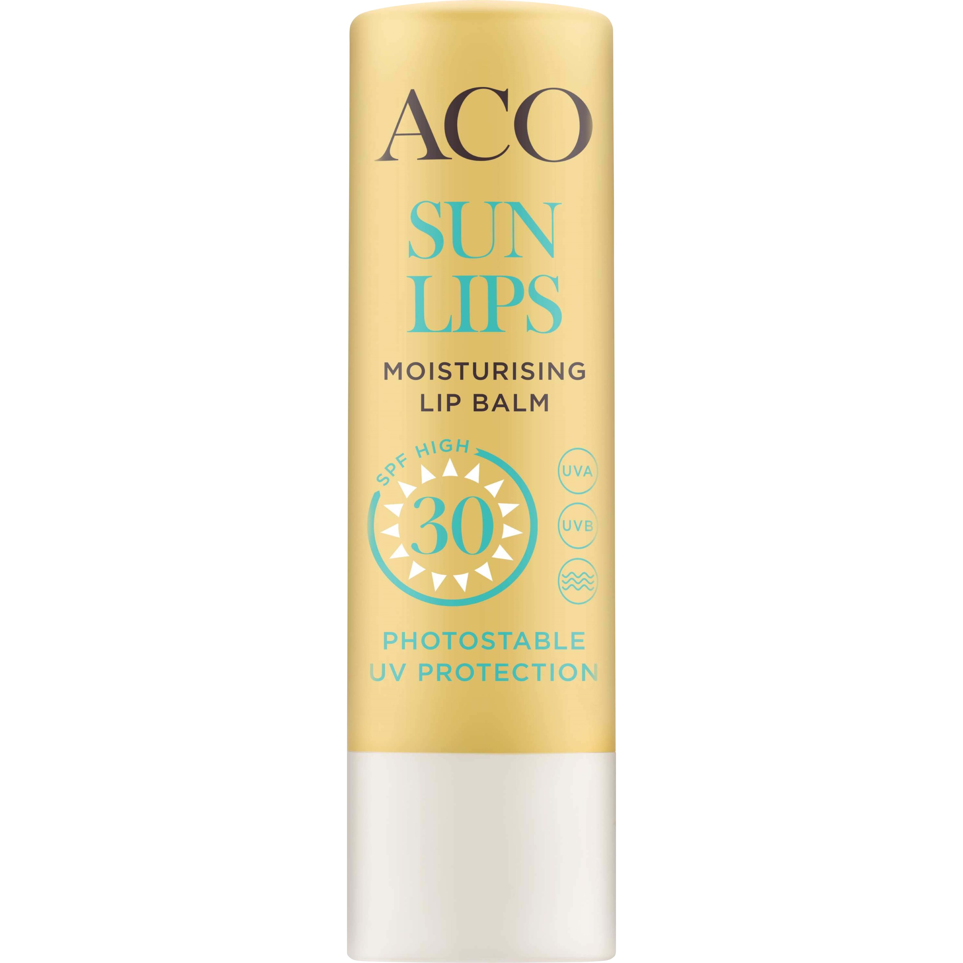Läs mer om ACO Sun Lip Balm SPF 30 Van 4,7 g