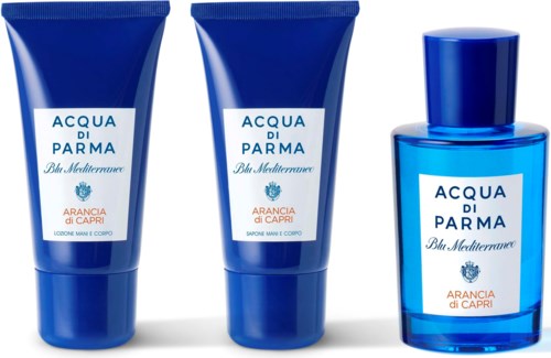 ACQUA DI PARMA Blu Mediterraneo セット Acqua di Parma Blu Mediterraneo Collection Arancia di Capri Gift
