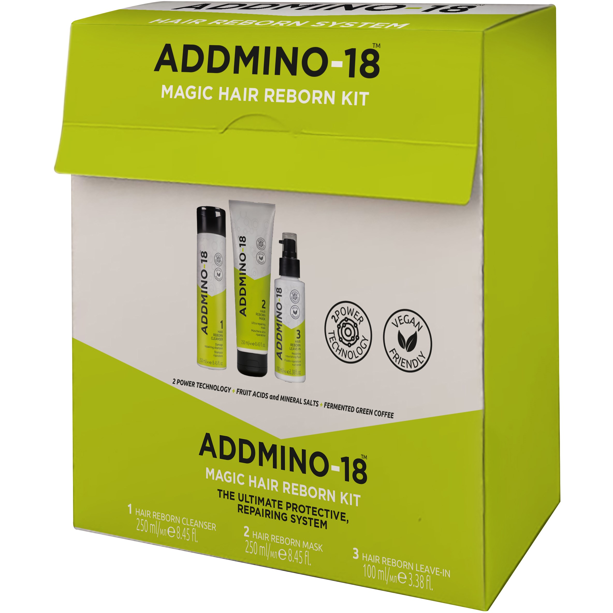 Läs mer om Addmino 18 Hair Reborn Retail Kit