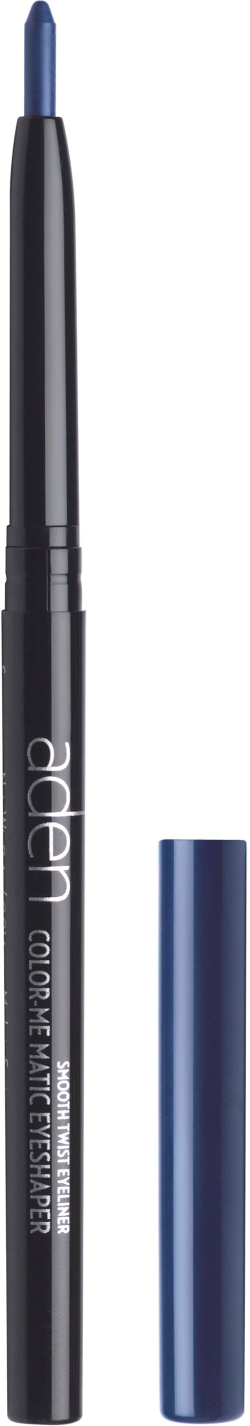 A black eyeliner pencil with a blue cap and blue tip. The brand name 'Acer' is visible on the pencil.