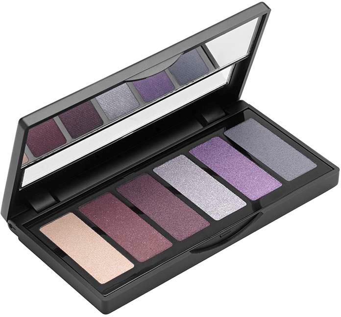 ADEN Eyeshadow Palette (6 shades) Bordeaux/Lilac 02 5 g