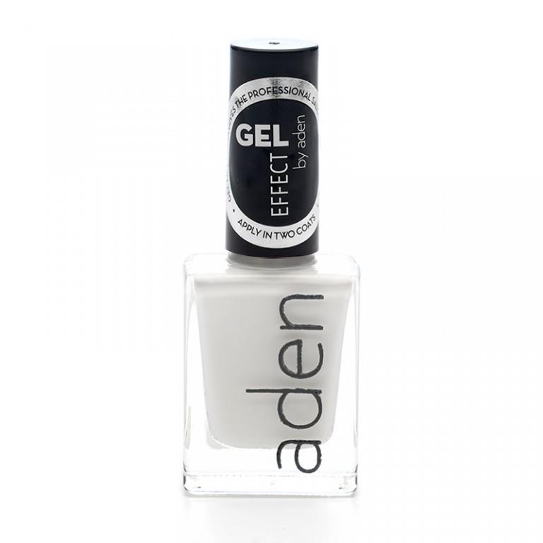 Aden Gel Effect Nail Polish White 11 ml