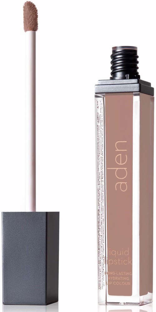 A liquid concealer with a wand applicator and a transparent bottle labeled "adorn".