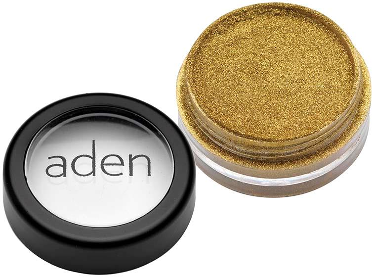 ADEN Pigment Powder/ Loose Powder Eyesh. Metal Gold 24 3 g
